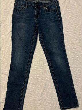 Women’s Dark Blue Stretch Skinny Jeans Old Navy Rockstar